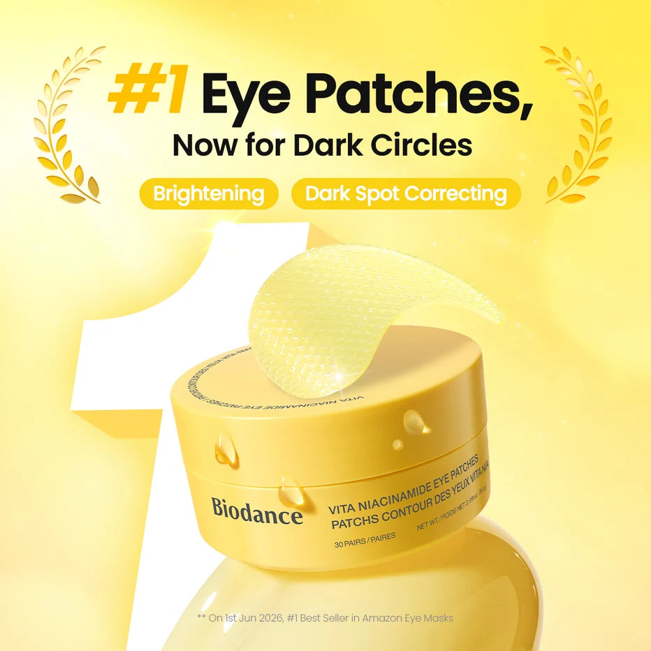 BIODANCE Vita Niacinamide Eye Patches (60parches)