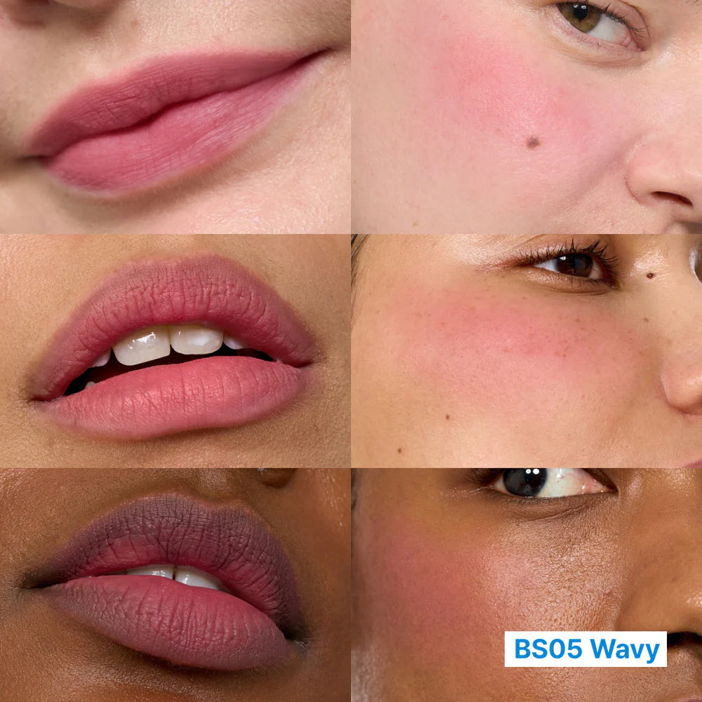 BS05 Wavy (Muted Pink) Face