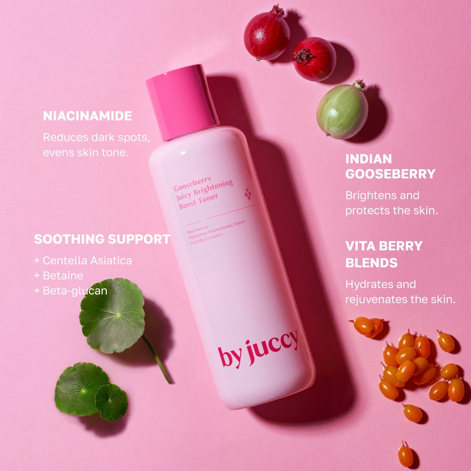 BY JUCCY Gooseberry Juicy Brightening Boost Toner 150ml
