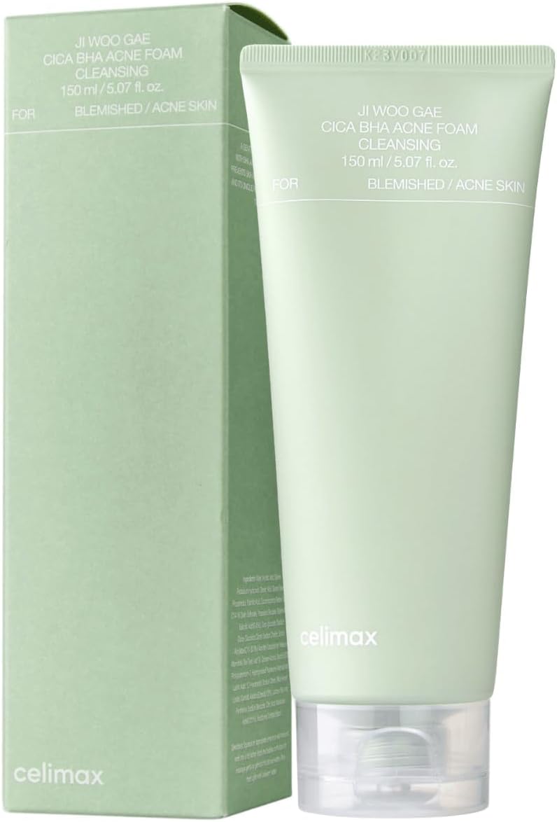 CELIMAX Ji Woo Gae Cica BHA Acne Foam Cleansing 150ml