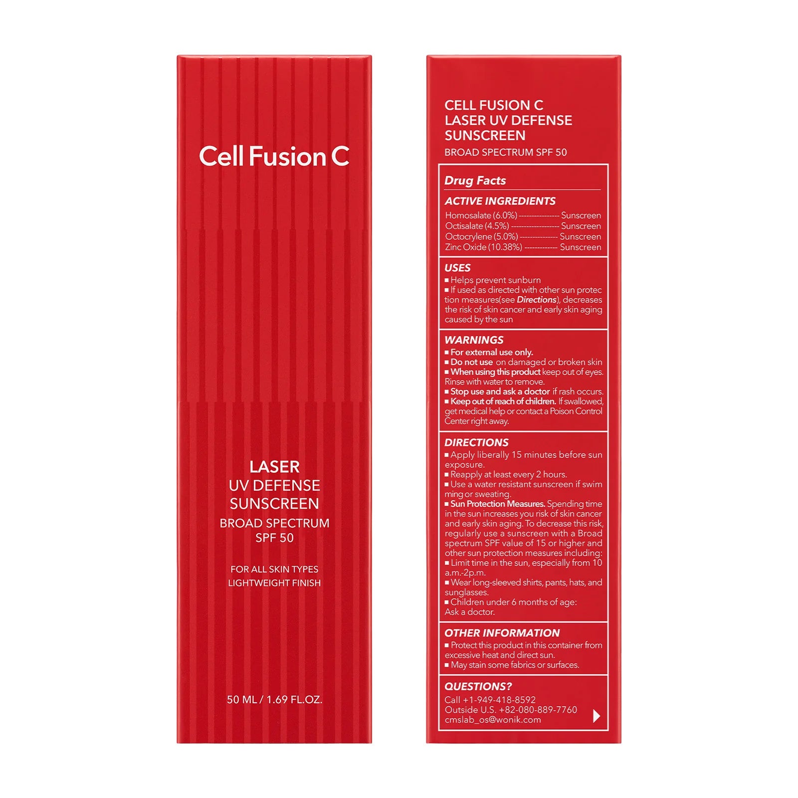 CELL FUSION C Laser UV Sunscreen 50ml