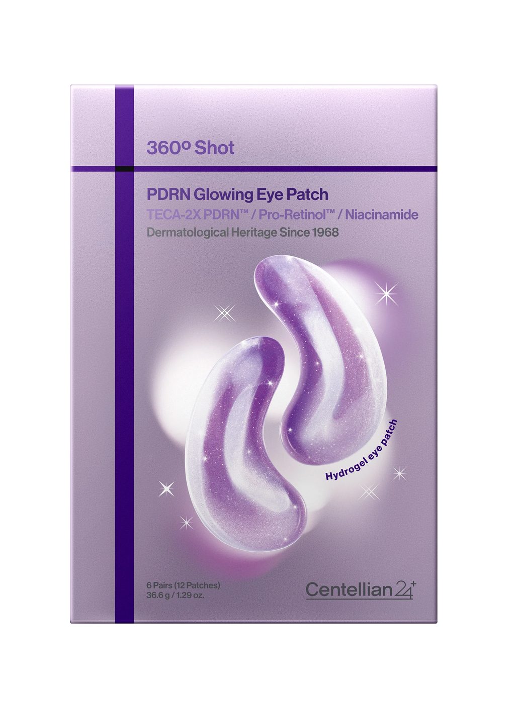 CENTELLIAN24 360º Shot PDRN glowing eye patch 6pares