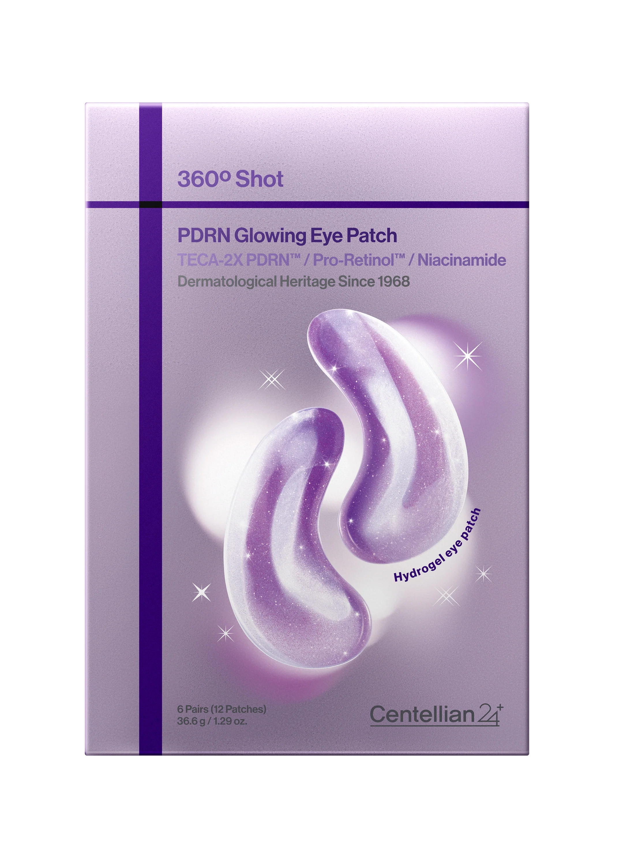 CENTELLIAN24 360º Shot PDRN glowing eye patch 6pares