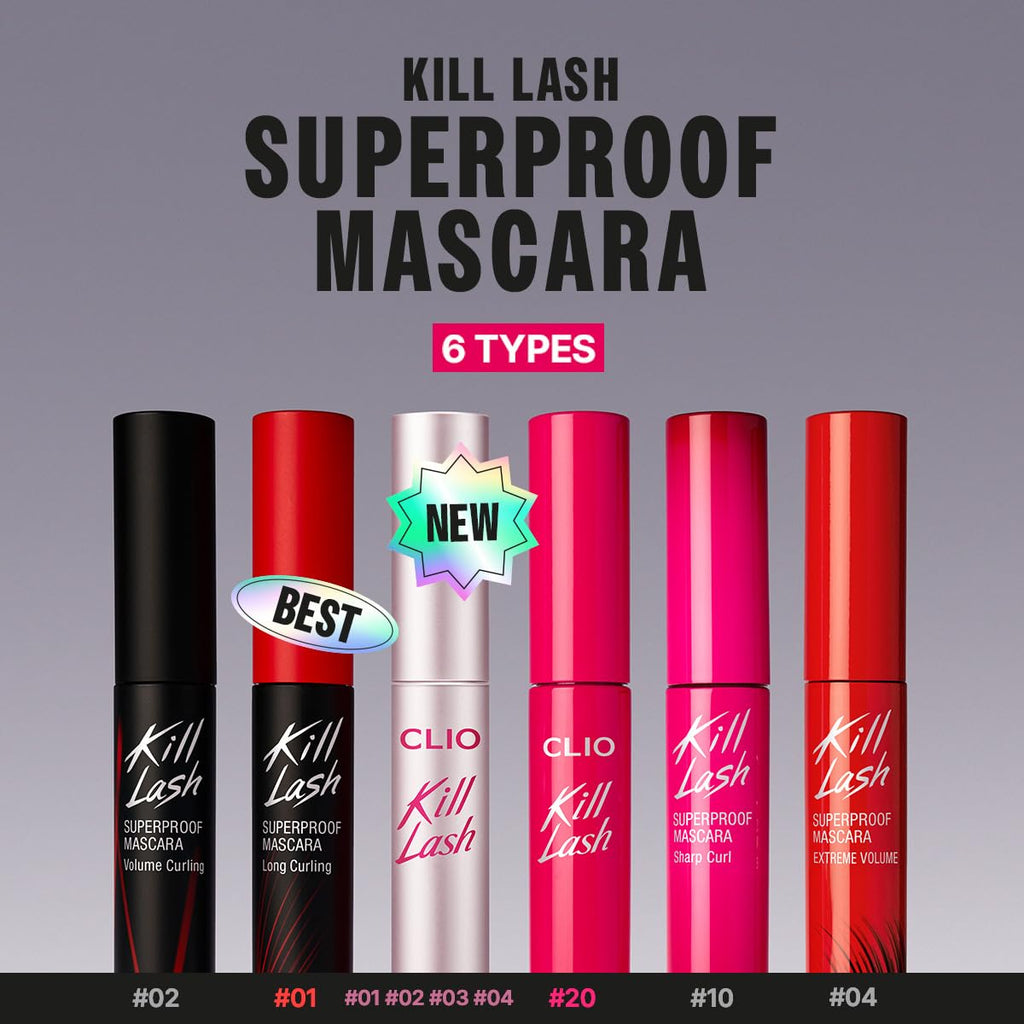 CLIO Kill Lash Superproof Mascara 01 Long Curling