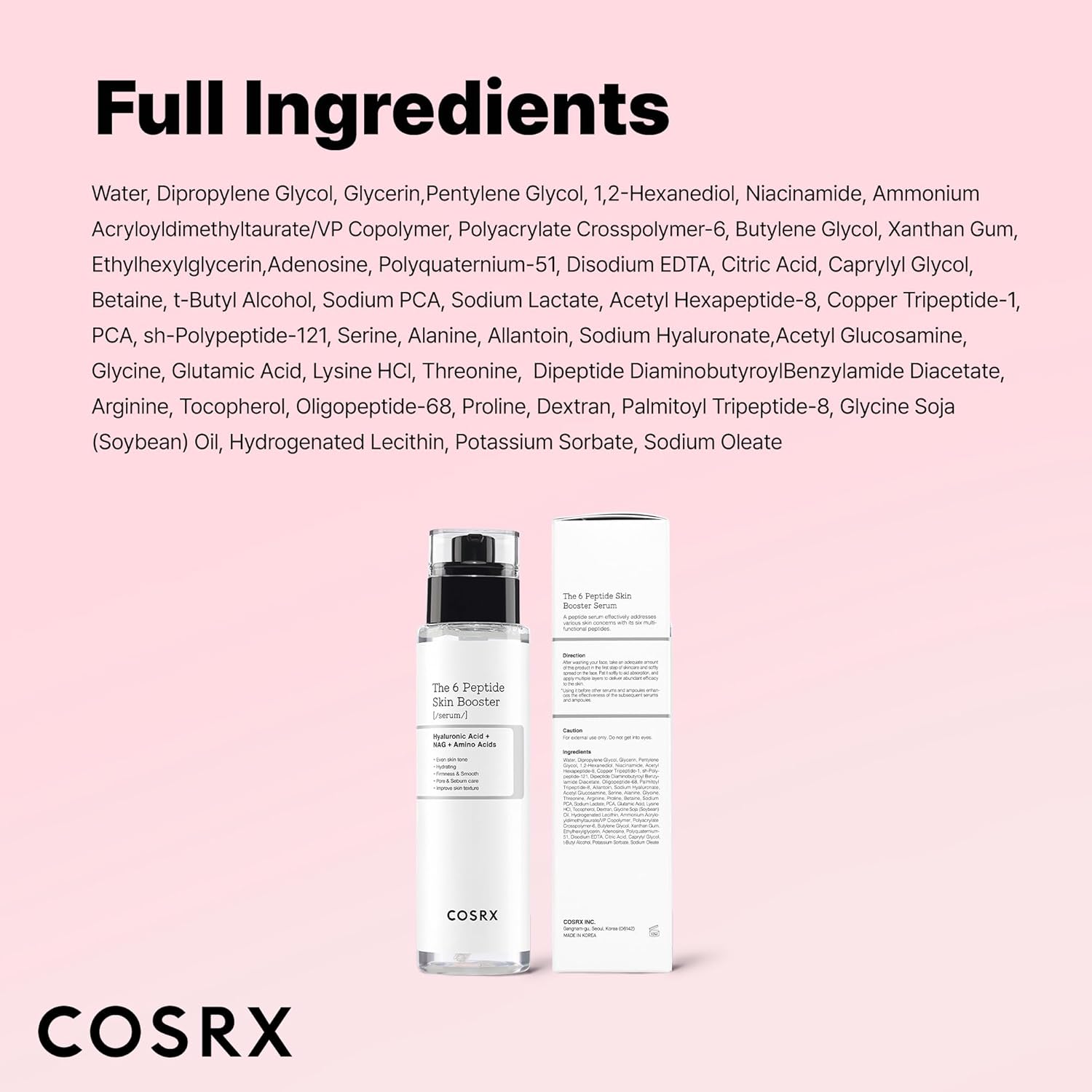 COSRX The 6 Peptide Skin Booster 150ml