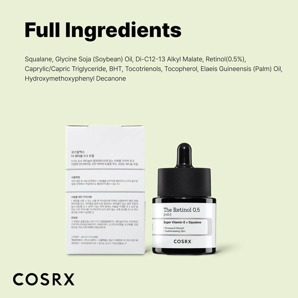 COSRX The Retinol 0.5 Oil 20ml