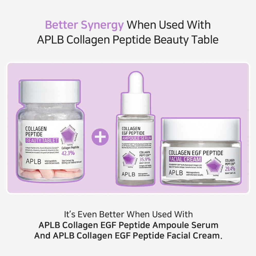 APLB Collagen EGF Peptide E Beauty Tablet (30 tabletas)