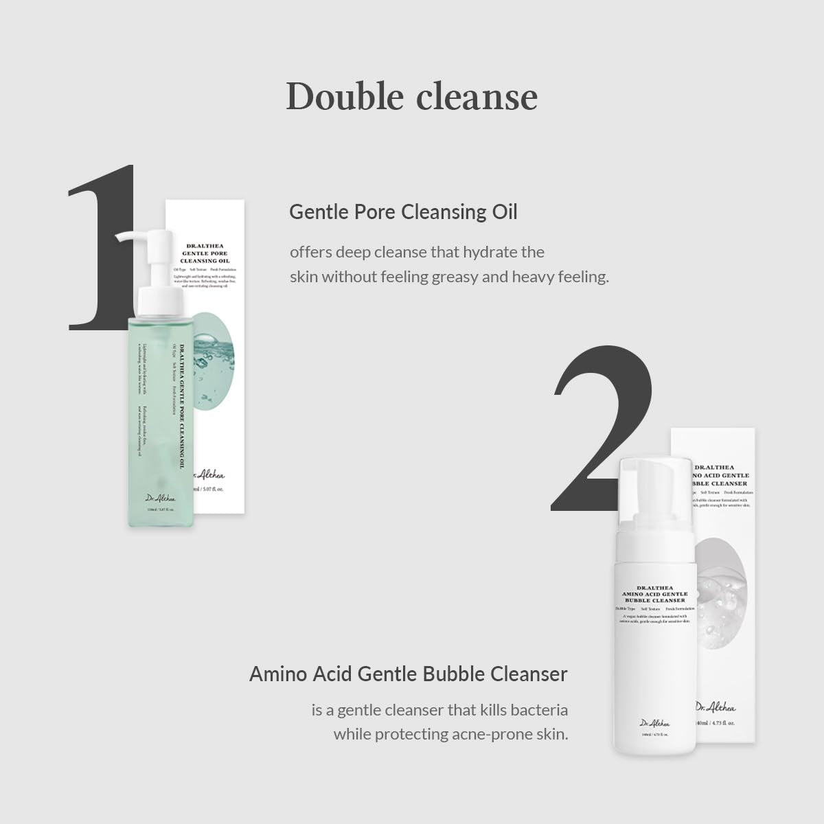 DR.ALTHEA Amino Acid Gentle Bubble Cleanser 140ml