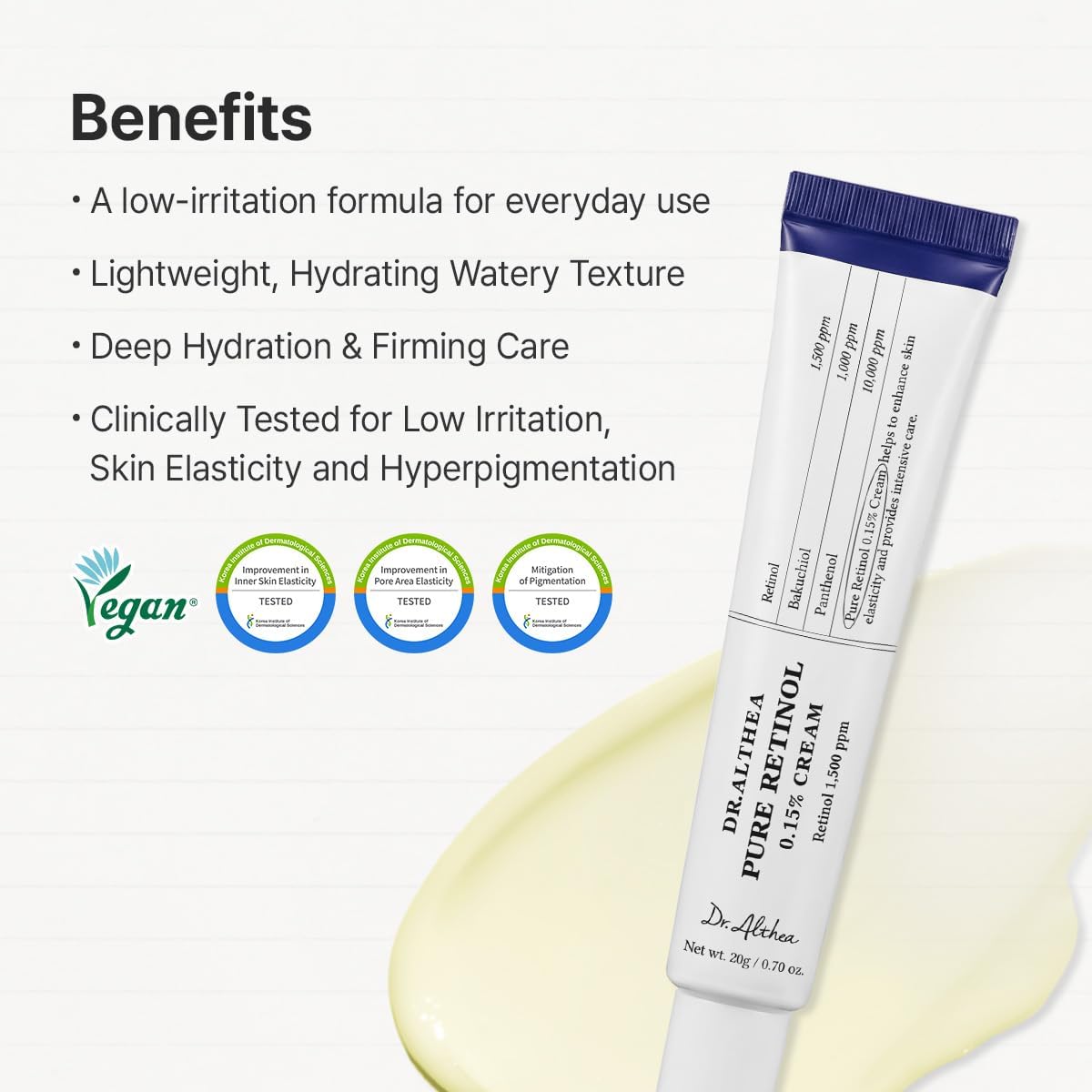 DR.ALTHEA Pure Retinol 0.15% Cream 20g