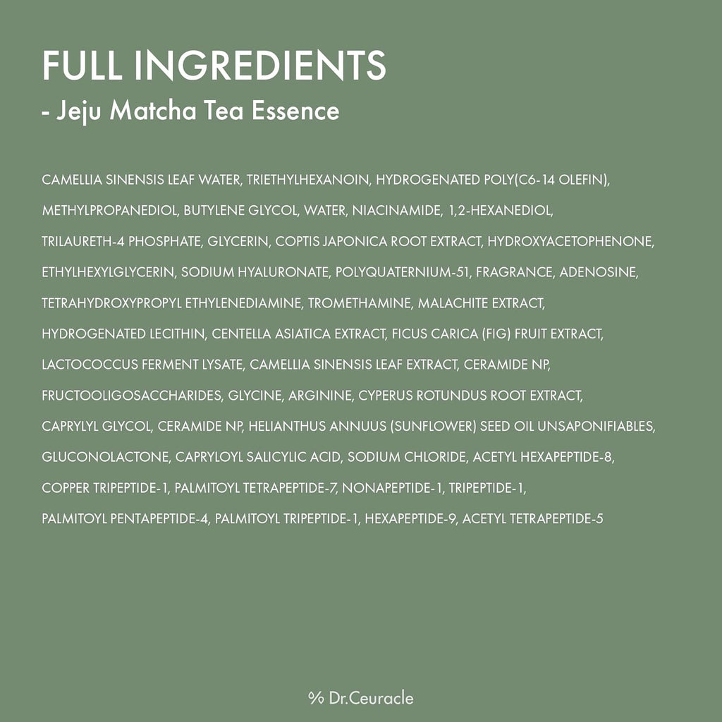 DR.CEURACLE Jeju Matcha Tea Essence 150ml