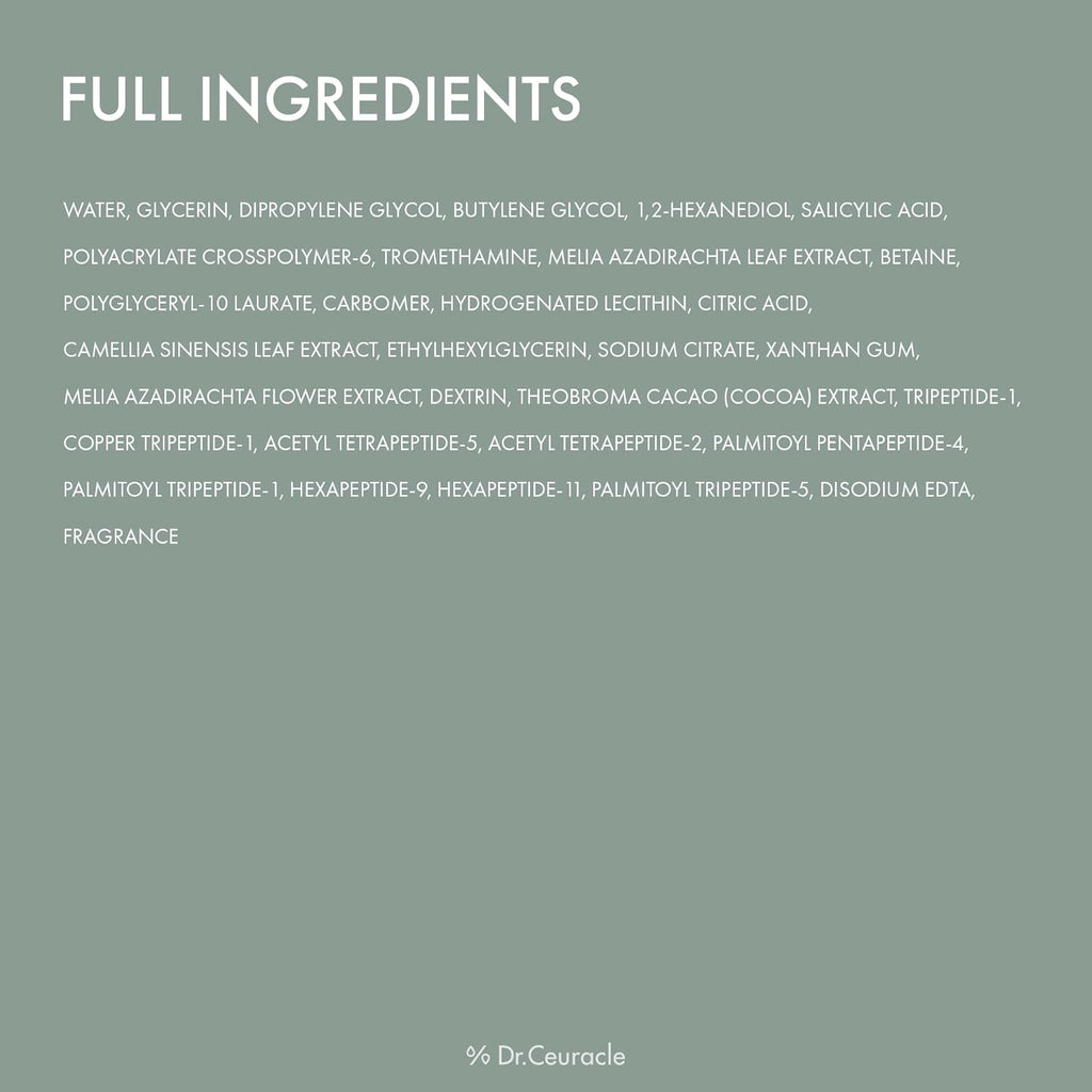 DR.CEURACLE Vegan BHA & Matcha Ampoule 30ml