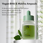 DR.CEURACLE Vegan BHA & Matcha Ampoule 30ml