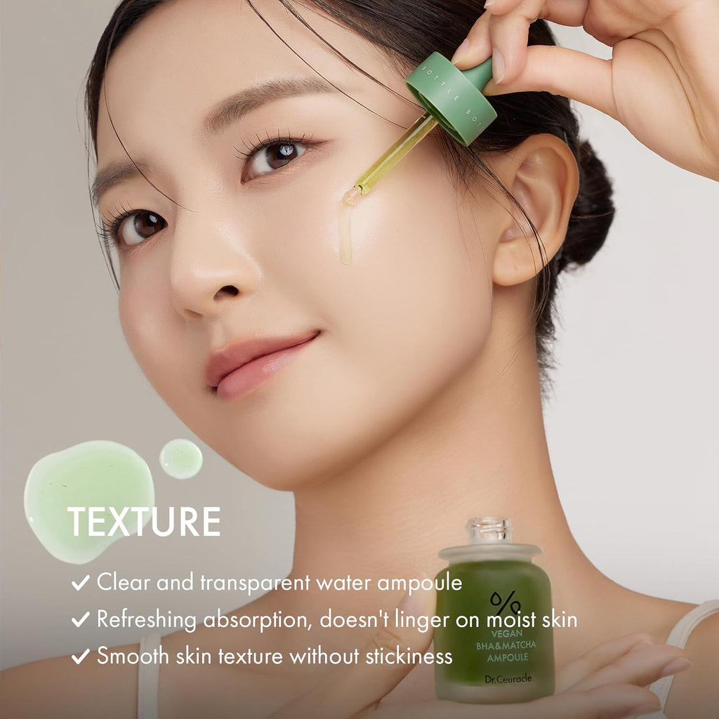 DR.CEURACLE Vegan BHA & Matcha Ampoule 30ml