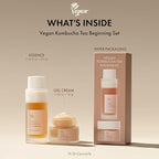 DR.CEURACLE Vegan Kombucha Beginning Set (Essence+Cream)