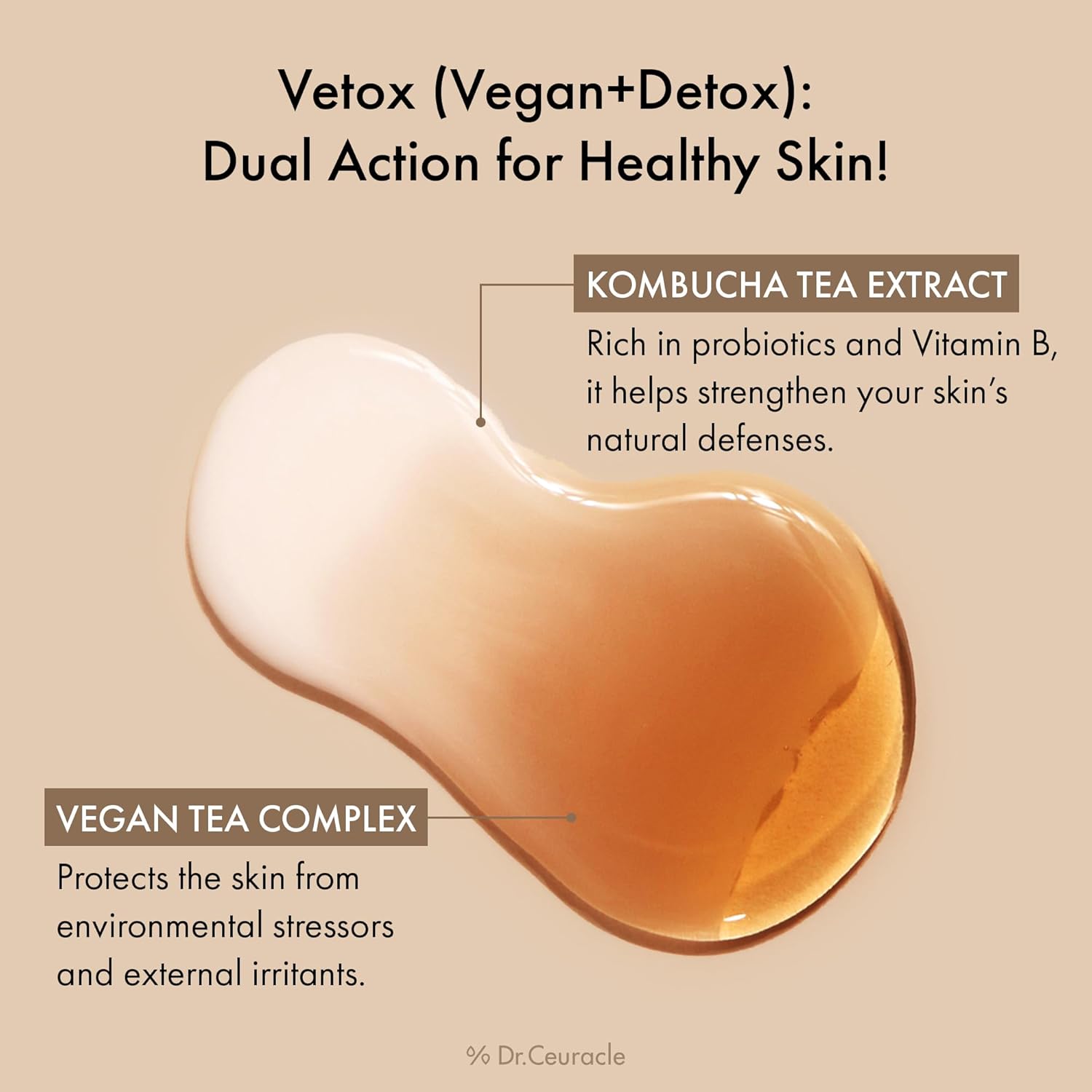 DR.CEURACLE Vegan Kombucha Tea Essence 150ml