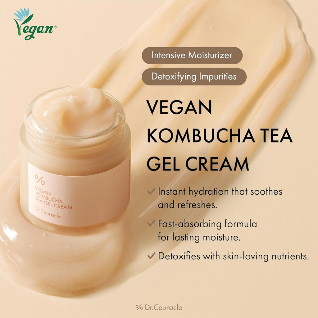 DR.CEURACLE Vegan Kombucha Tea Gel Cream 75g
