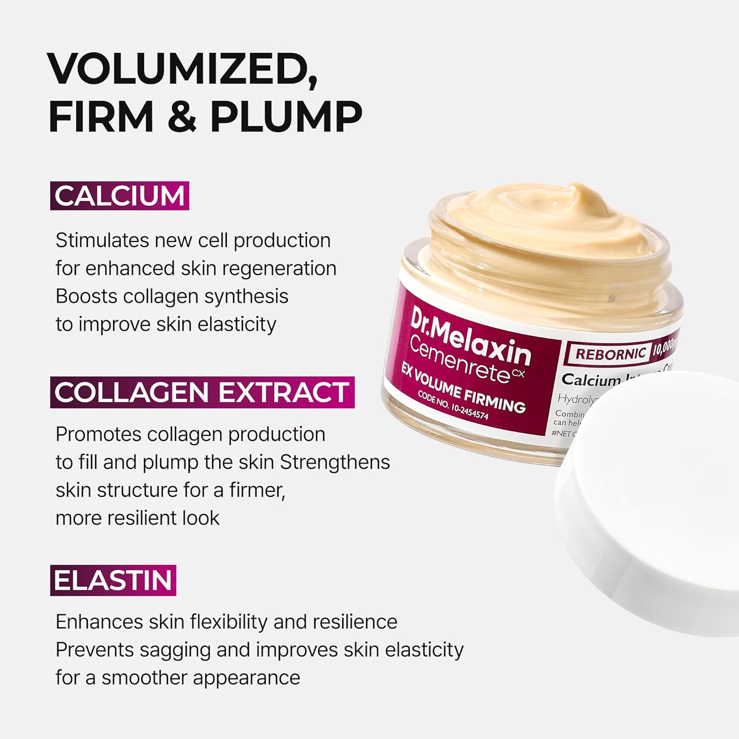 DR.MELAXIN Cemenrete Calcium Intense Firming Cream 50ml