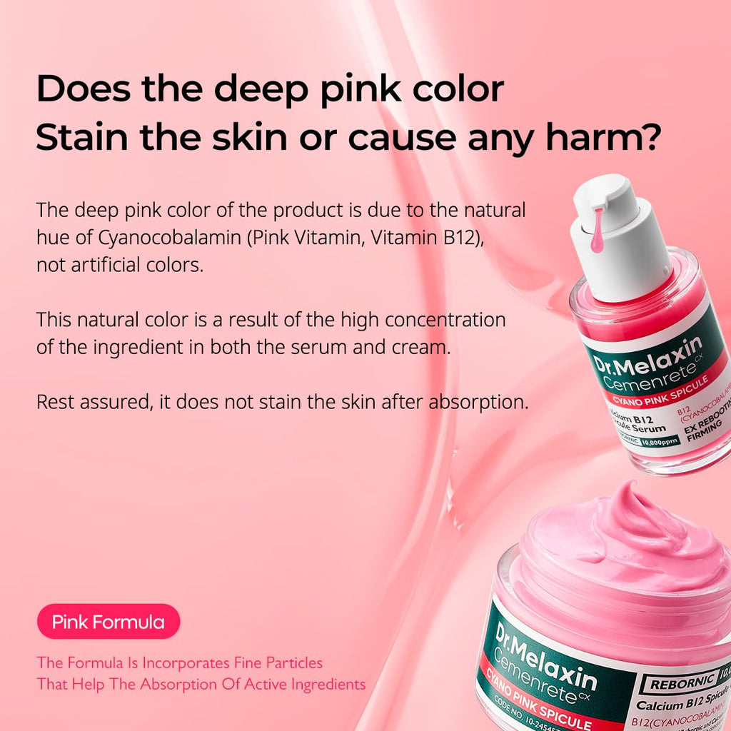 DR.MELAXIN Cemenrete Cyano Pink Spicule Cream 50ml
