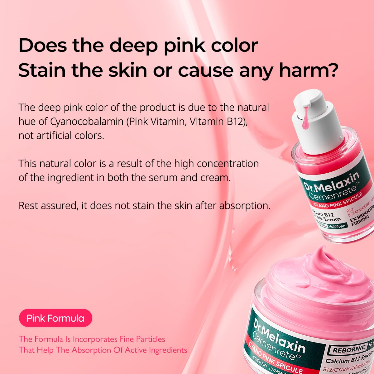 DR.MELAXIN Cemenrete Cyano Pink Spicule Cream 50ml