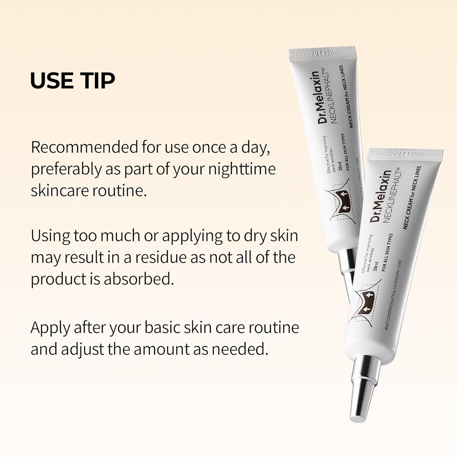DR.MELAXIN Necklinephalt Neck Cream 20ml