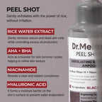DR.MELAXIN Peel Shot Glow Black Rice Ampoule 80ml