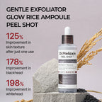 DR.MELAXIN Peel Shot Glow Black Rice Ampoule 80ml