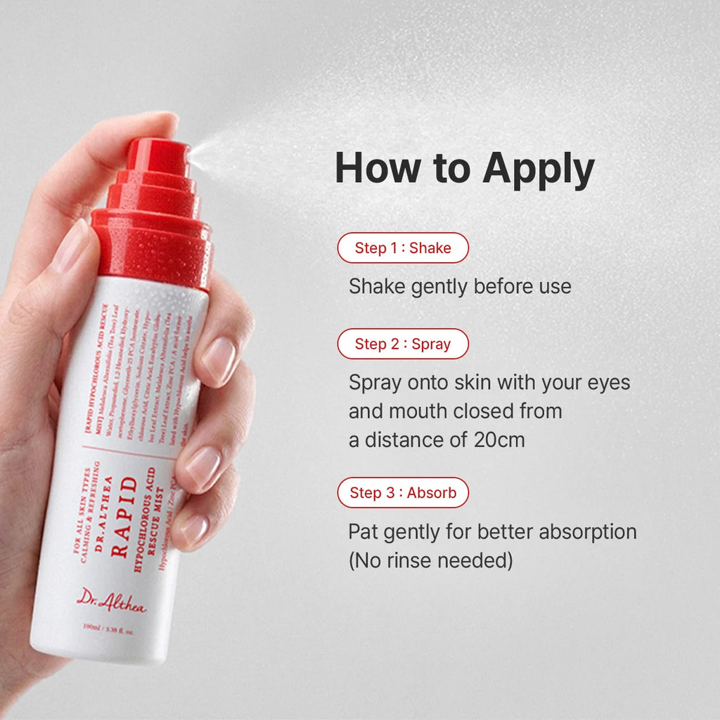 DR.ALTHEA Rapid Hypochlorous Acid Rescue Mist 100ml
