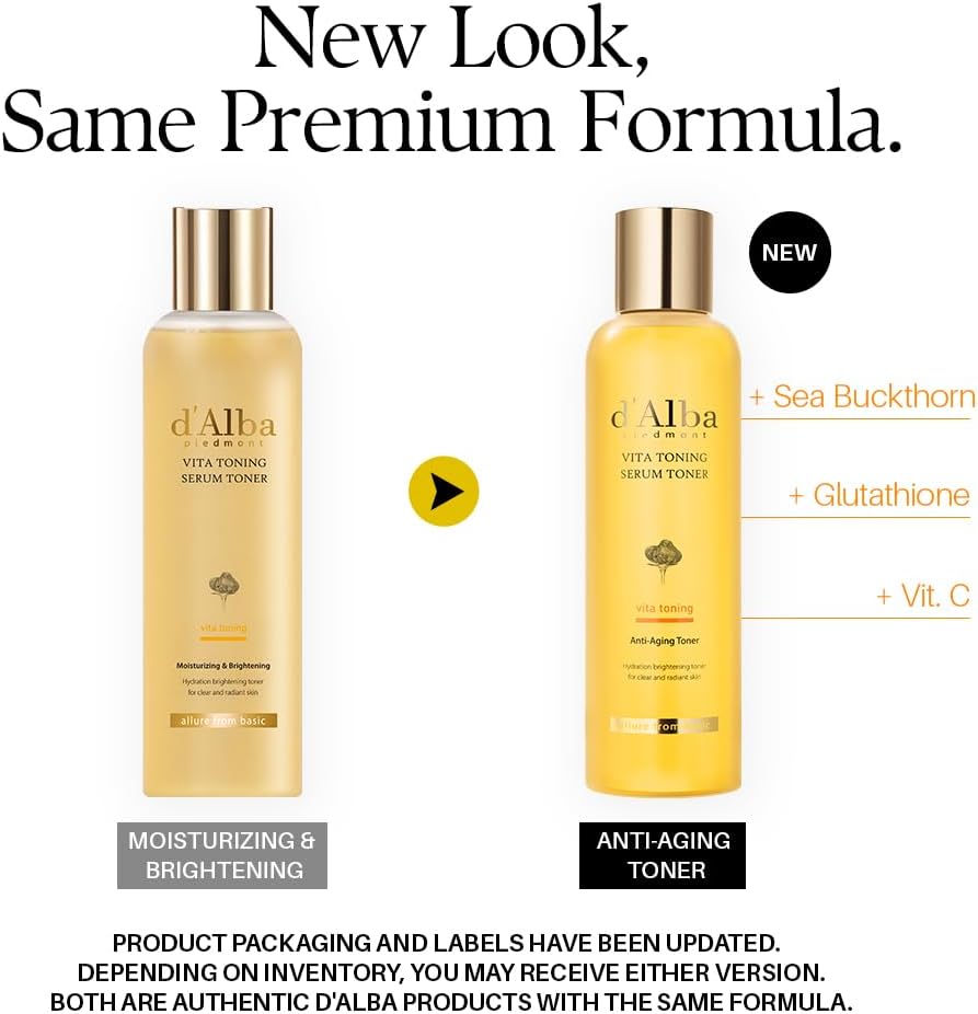 D'ALBA Vita Toning Serum Toner 180ml