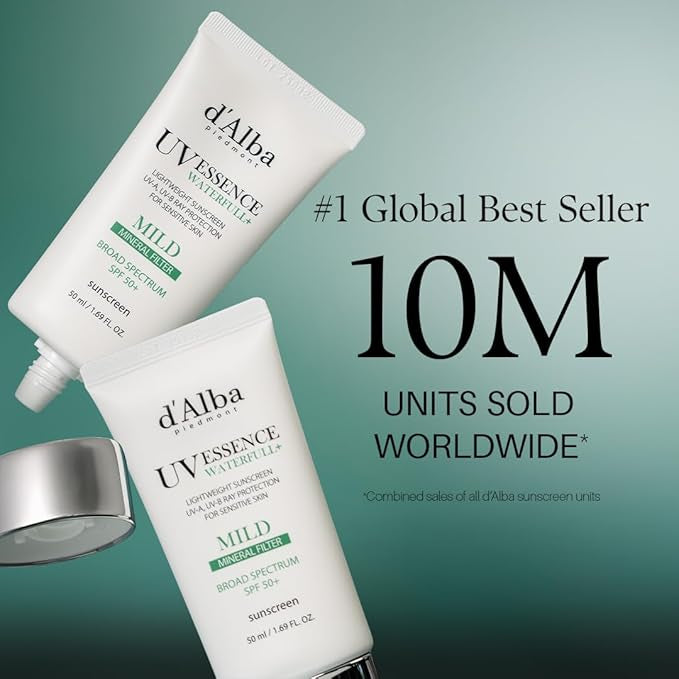 D'ALBA Waterfull Mild Sunscreen SPF50+ 50ml