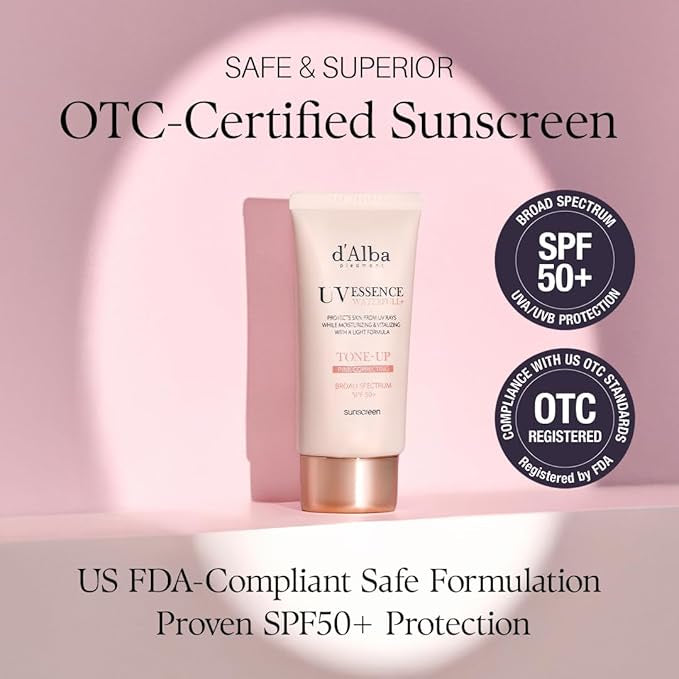 D'ALBA Waterfull Tone-Up Sunscreen SPF50+ 50ml