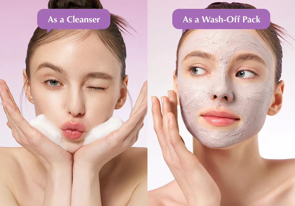 EQQUALBERRY Purple Rice Pore Purifying Pack Cleanser 130g