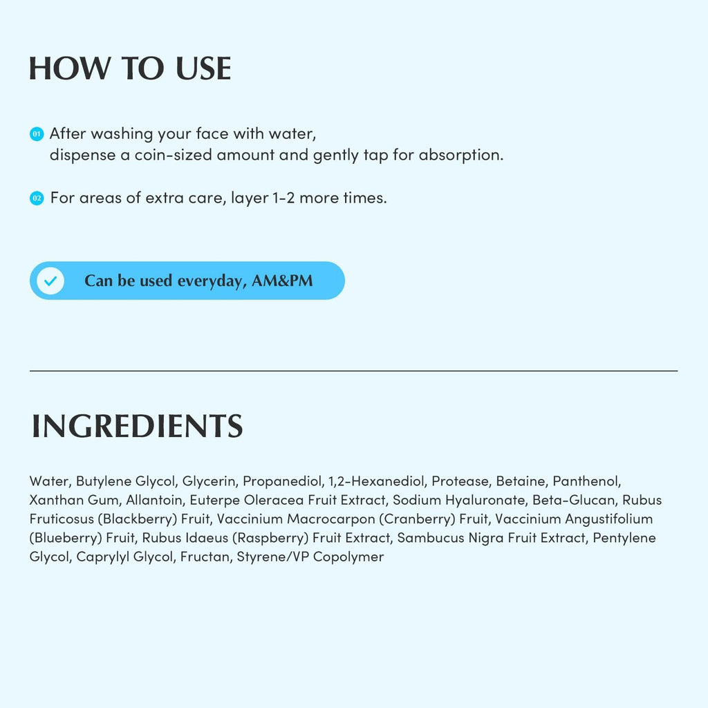 EQQUALBERRY Swimming Pool Daily Facial Toner 300ml