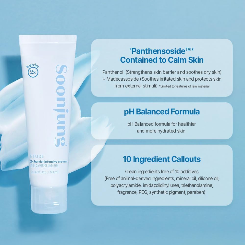 ETUDE Soonjung 2x Barrier Intensive Cream 60ml
