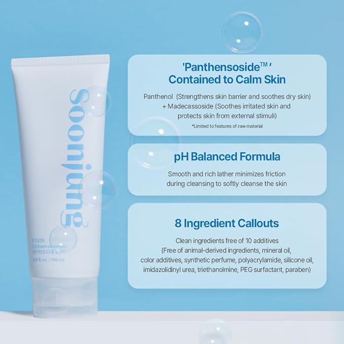 ETUDE Soonjung 5.5 Foam Cleanser 150ml