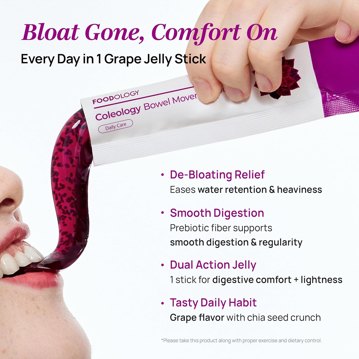 FOODOLOGY Coleology Bowel Movement Jelly 10pz
