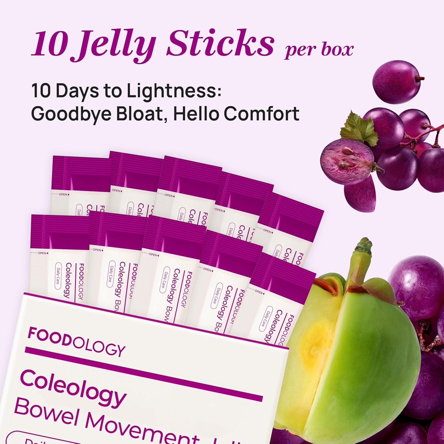 FOODOLOGY Coleology Bowel Movement Jelly 10pz