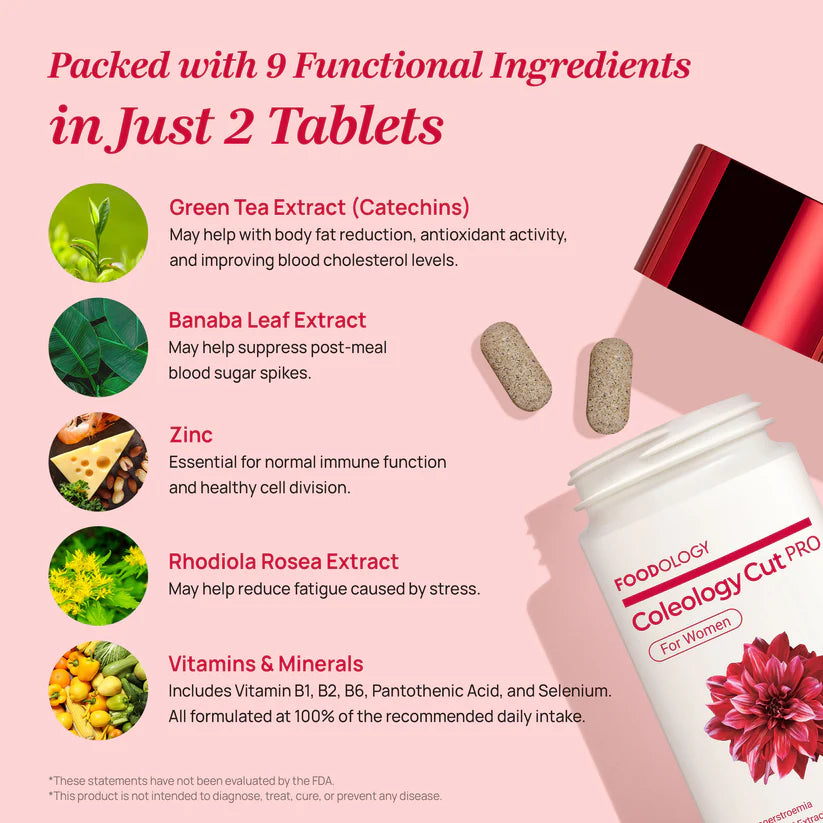 FOODOLOGY Coleology Cut PRO 60 tabletas