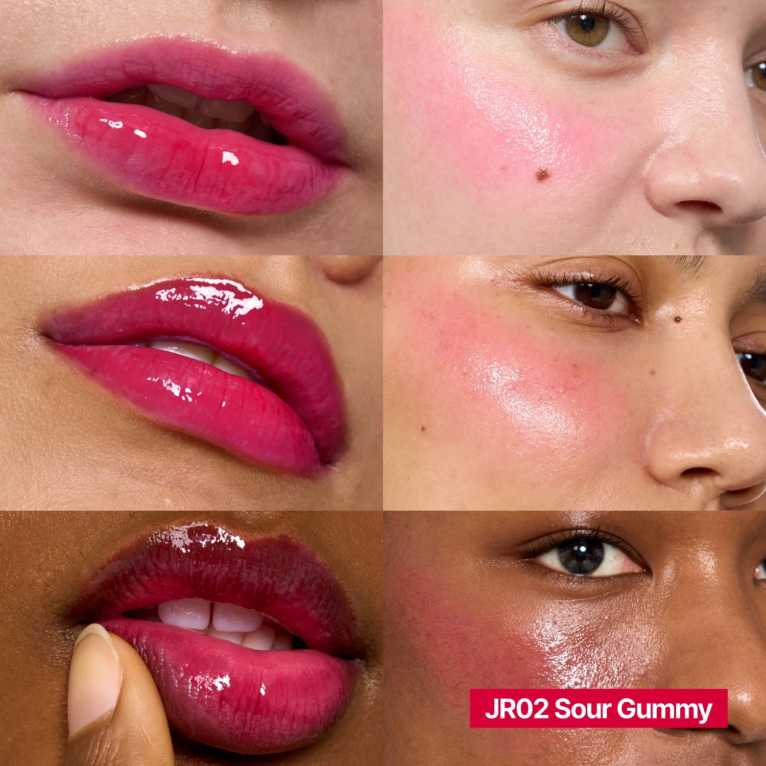 FWEE JR02 Sour Gummy Face Swatch