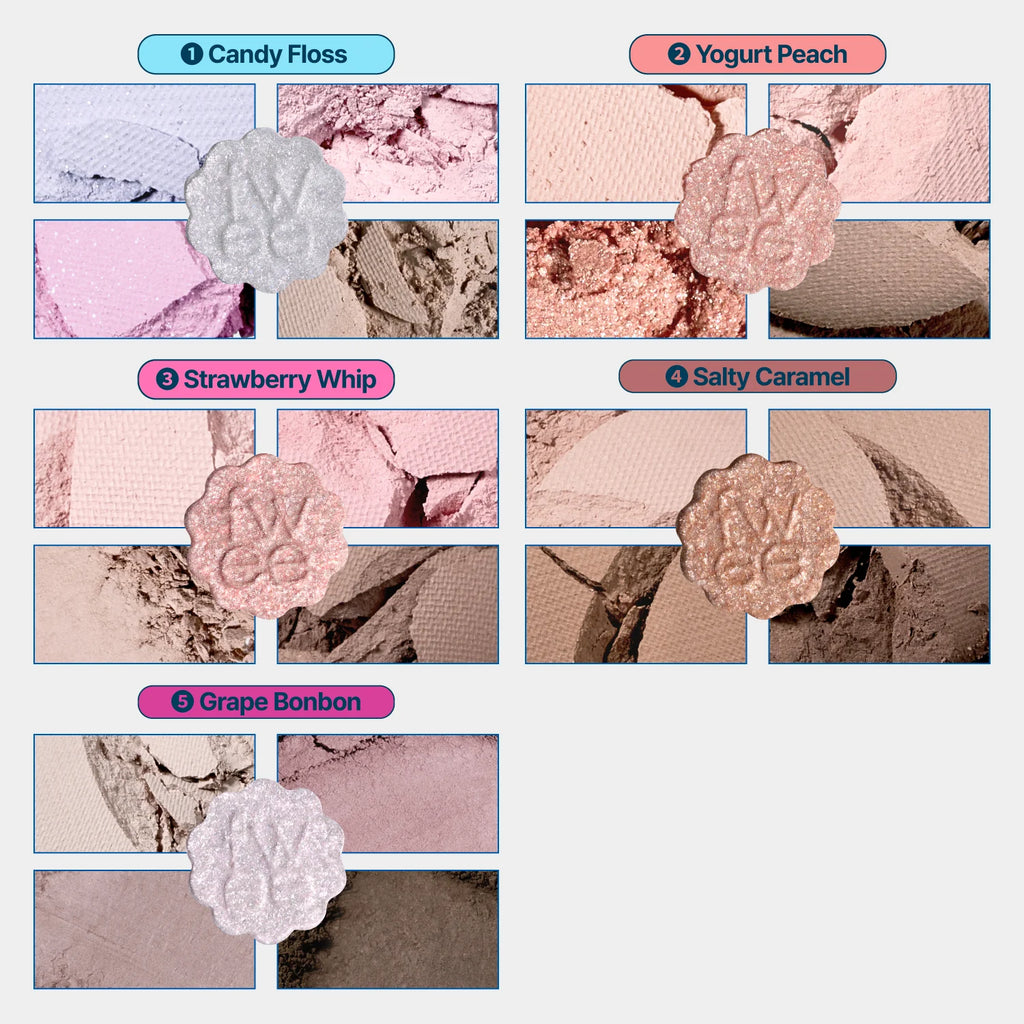 FWEE Pocket Eye Palette EP02 Yogurt Peach 6.6g
