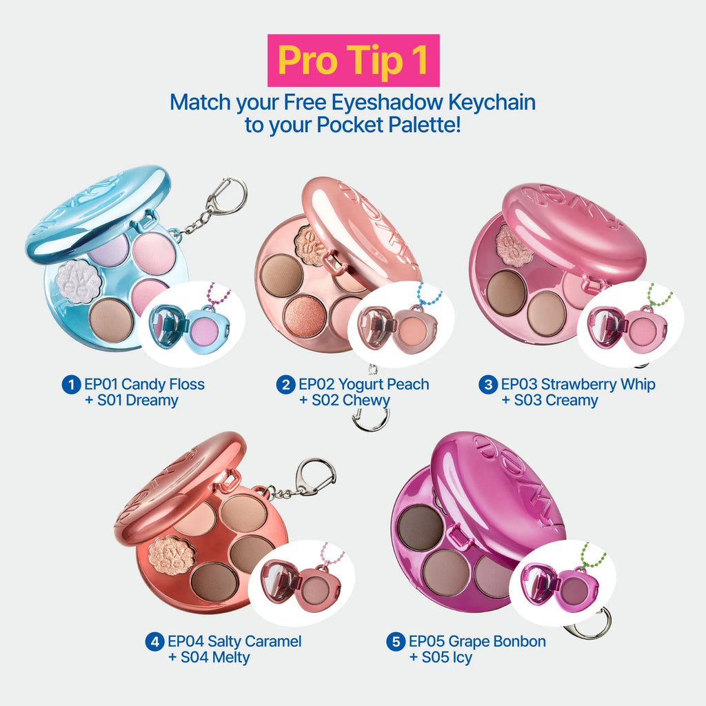 FWEE Pocket Eye Palette EP02 Yogurt Peach 6.6g