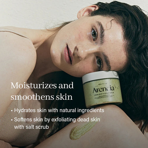 ARENCIA Fresh Cloud Sea Salt Body & Scalp Scrub 260g
