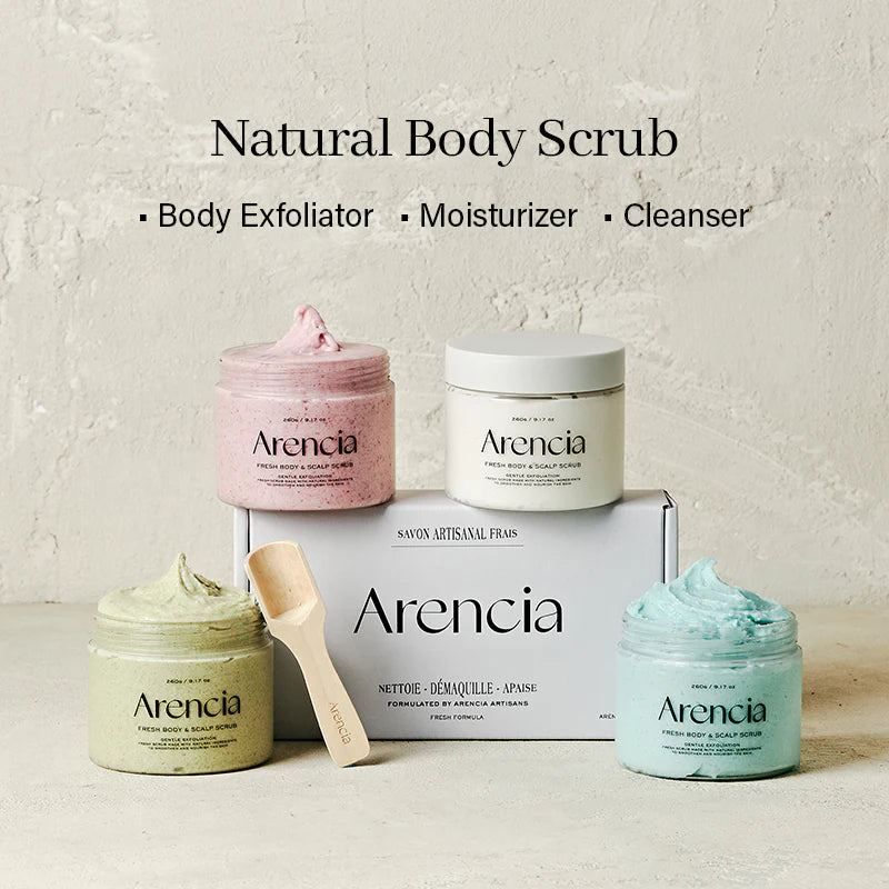 ARENCIA Fresh Cloud Sea Salt Body & Scalp Scrub 260g