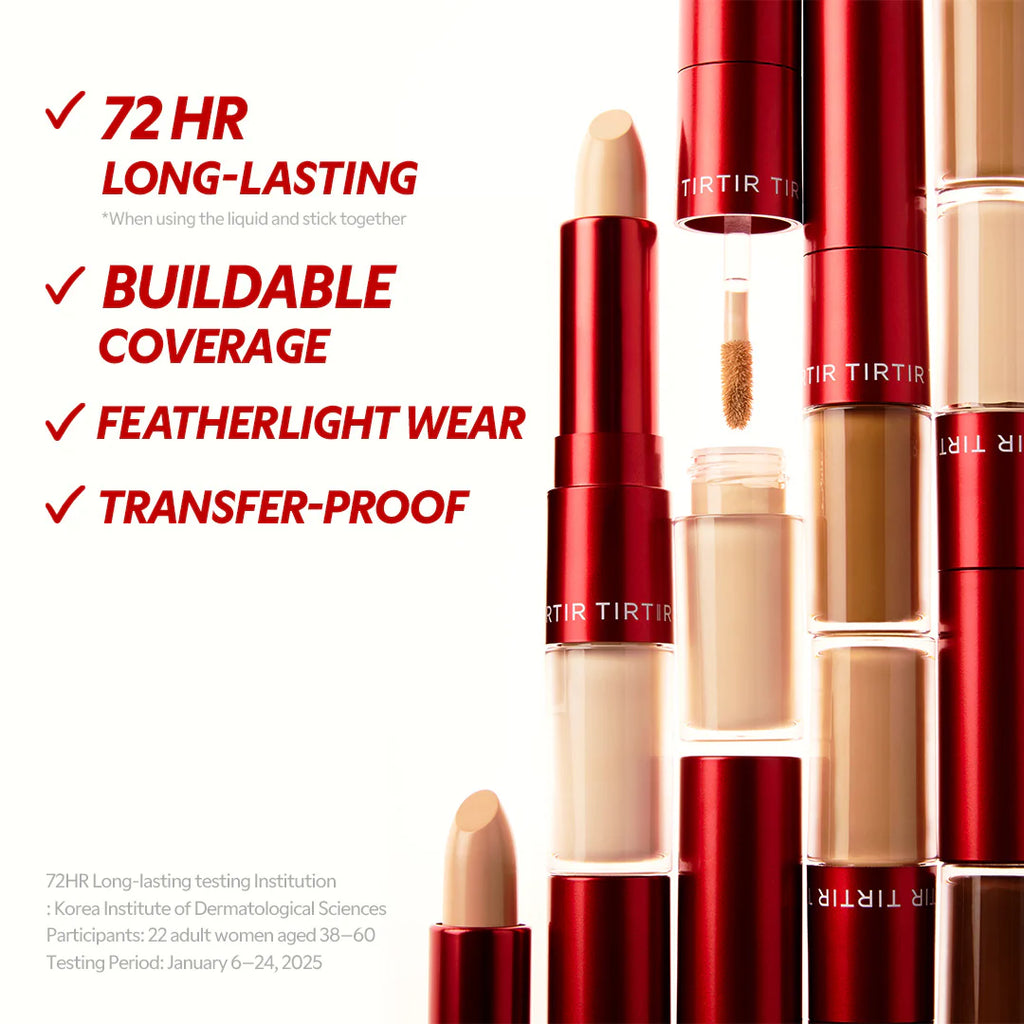 TIRTIR Glide & Hide Blurring Concealer 4g - Varios Tonos