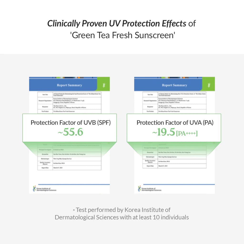 DR.ALTHEA Green Tea Fresh Sunscreen