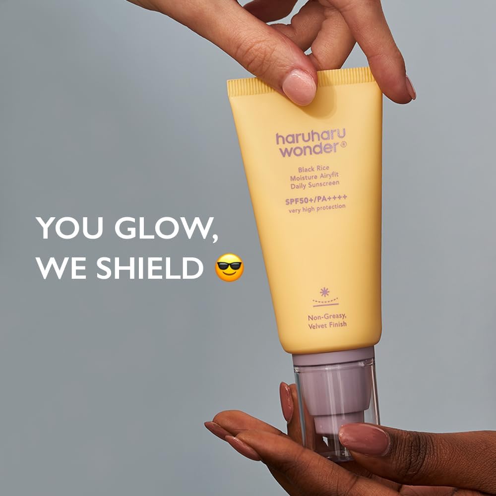 HARUHARU WONDER Black Rice Moisture Airyfit Daily Sunscreen SPF50+ 50m ...