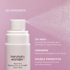 HARUHARU WONDER Black Rice  Probiotics Barrier 2% NAD + Serum Mist 80ml