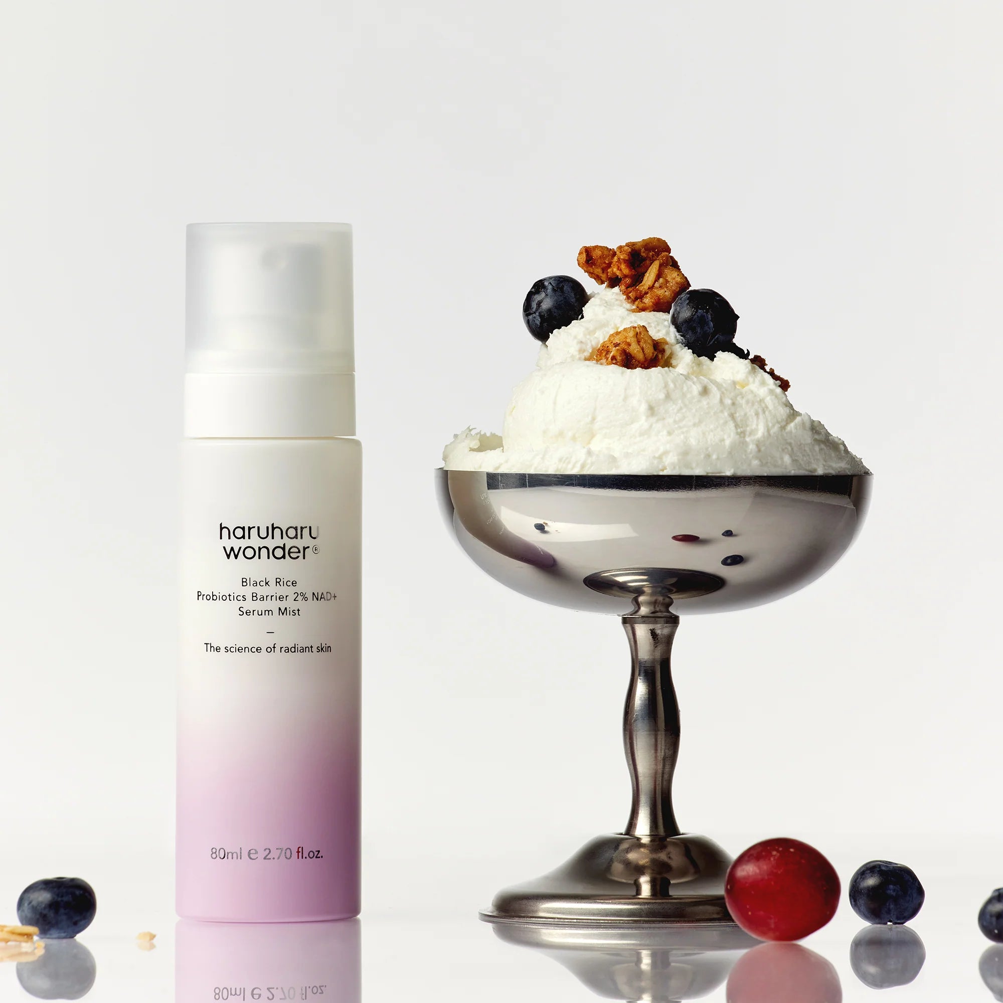 HARUHARU WONDER Black Rice  Probiotics Barrier 2% NAD + Serum Mist 80ml