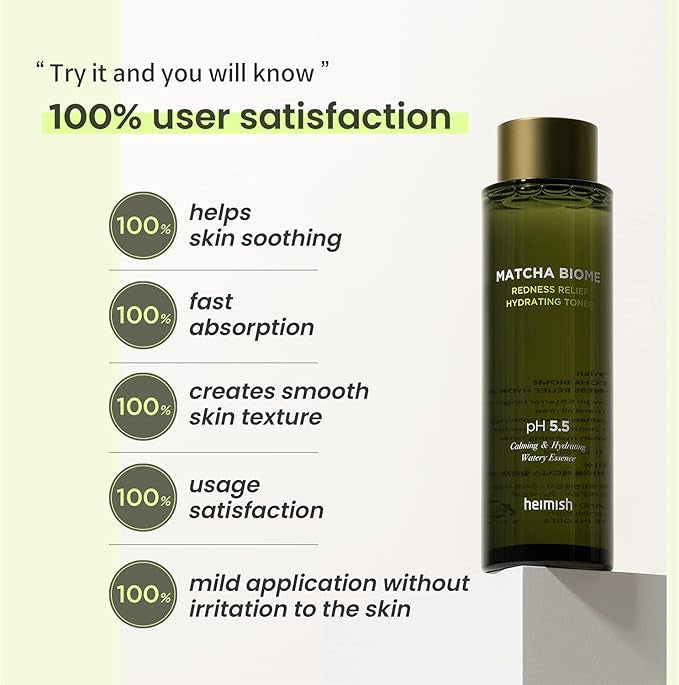 HEIMISH Matcha Biome Redness Relief Hydrating Toner 150ml