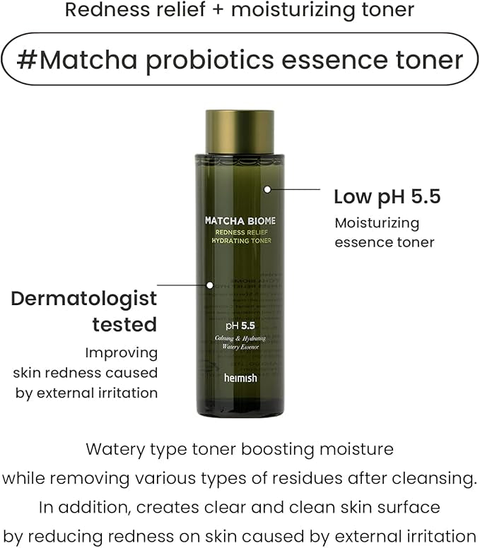 HEIMISH Matcha Biome Redness Relief Hydrating Toner 150ml