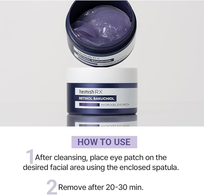 HEIMISH RX Retinol Bakuchiol Hydrogel Eye Patch 60ea